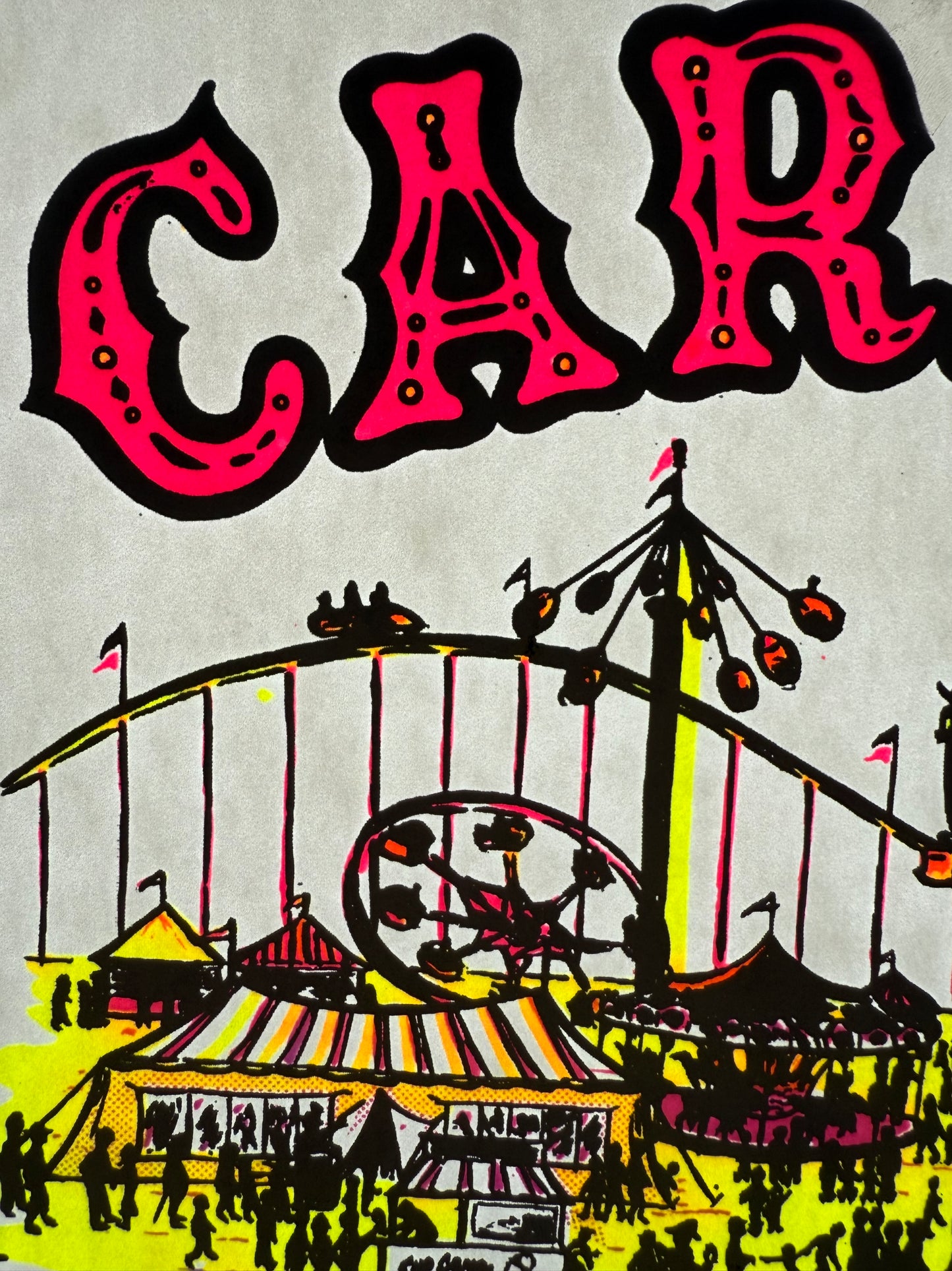Carnie Power Vintage Iron On Heat Transfer