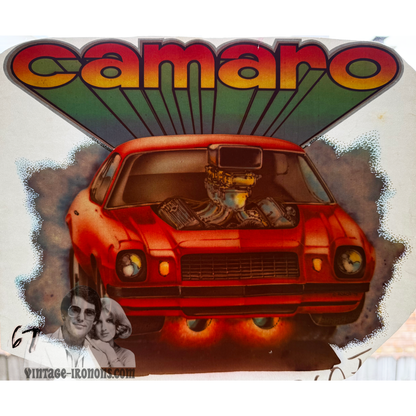 Chevrolet Camaro Vintage Iron On Heat Transfer