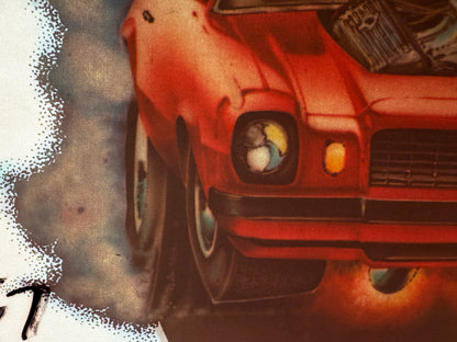Chevrolet Camaro Vintage Iron On Heat Transfer