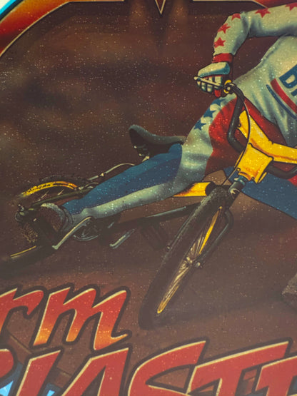 BMX Berm Buster Vintage Iron On Heat Transfer