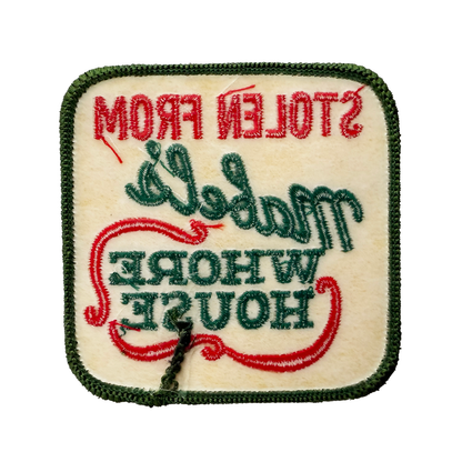 Yellow Stolen From Mabel's Whore House Vintage Patch