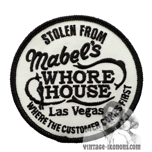 Stolen From Mabel's Whore House Las Vegas Vintage Patch