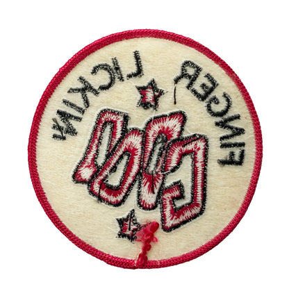 Finger Lickin' Good Iron-on Vintage Patch