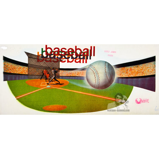 Baseball Vintage Iron On Heat Transfer