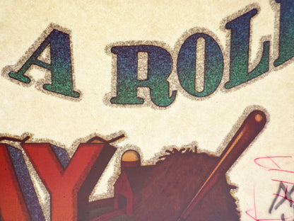 Take a Roll in the Hay, Sleep with a Farmer Vintage Glitter Iron On Heat Transfer