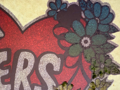 I'm Hers Because She Has Good Taste Vintage Glitter Iron On Heat Transfer