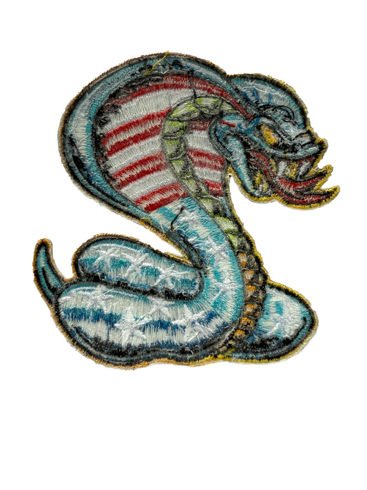 Dirty Donny Stars and Stripes Cobra Iron-on Patch