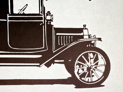 Michigan - World's Motor Capital Vintage Iron On Heat Transfer