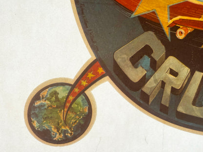Concrete Cruiser Vintage Iron On Heat Transfer
