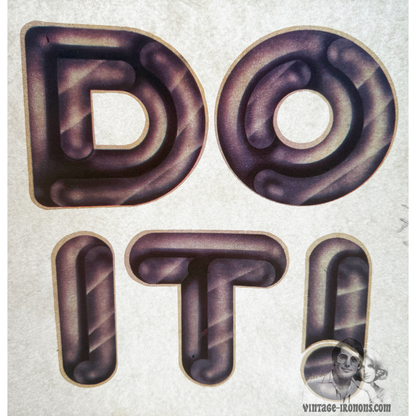 DO IT! Vintage Iron On Heat Transfer