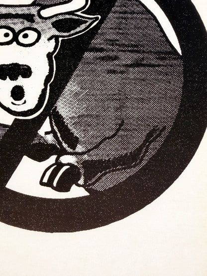 Bull Buster Vintage Iron On Heat Transfer