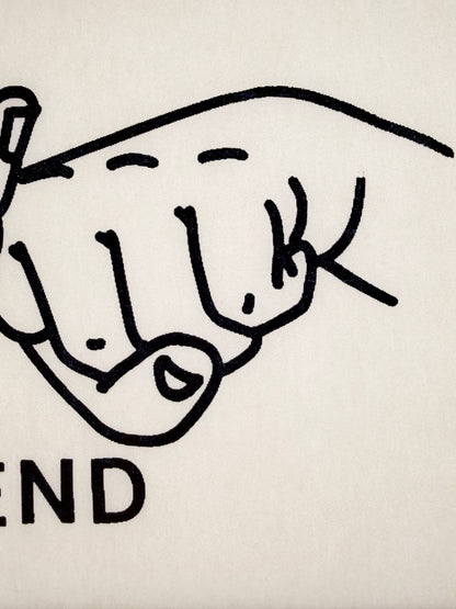 Friend - American Sign Language Vintage Iron On Heat Transfer
