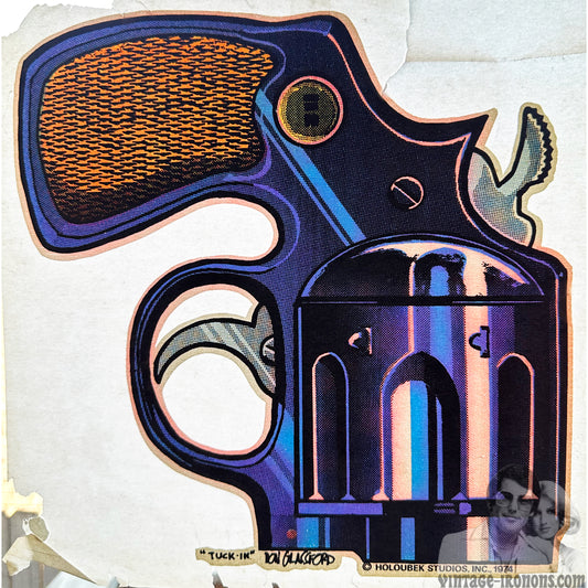 Tuck-In Revolver by Don Glassford Vintage Iron On Heat Transfer