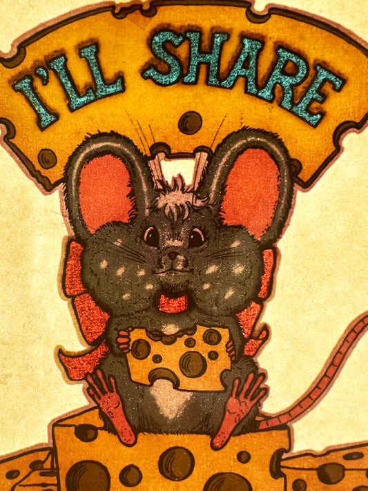 I'll Share It With You! Vintage Iron On Heat Transfer