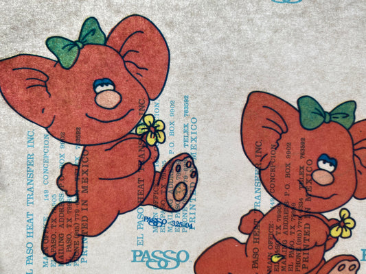 Dancing Bears Vintage Iron On Heat Transfer