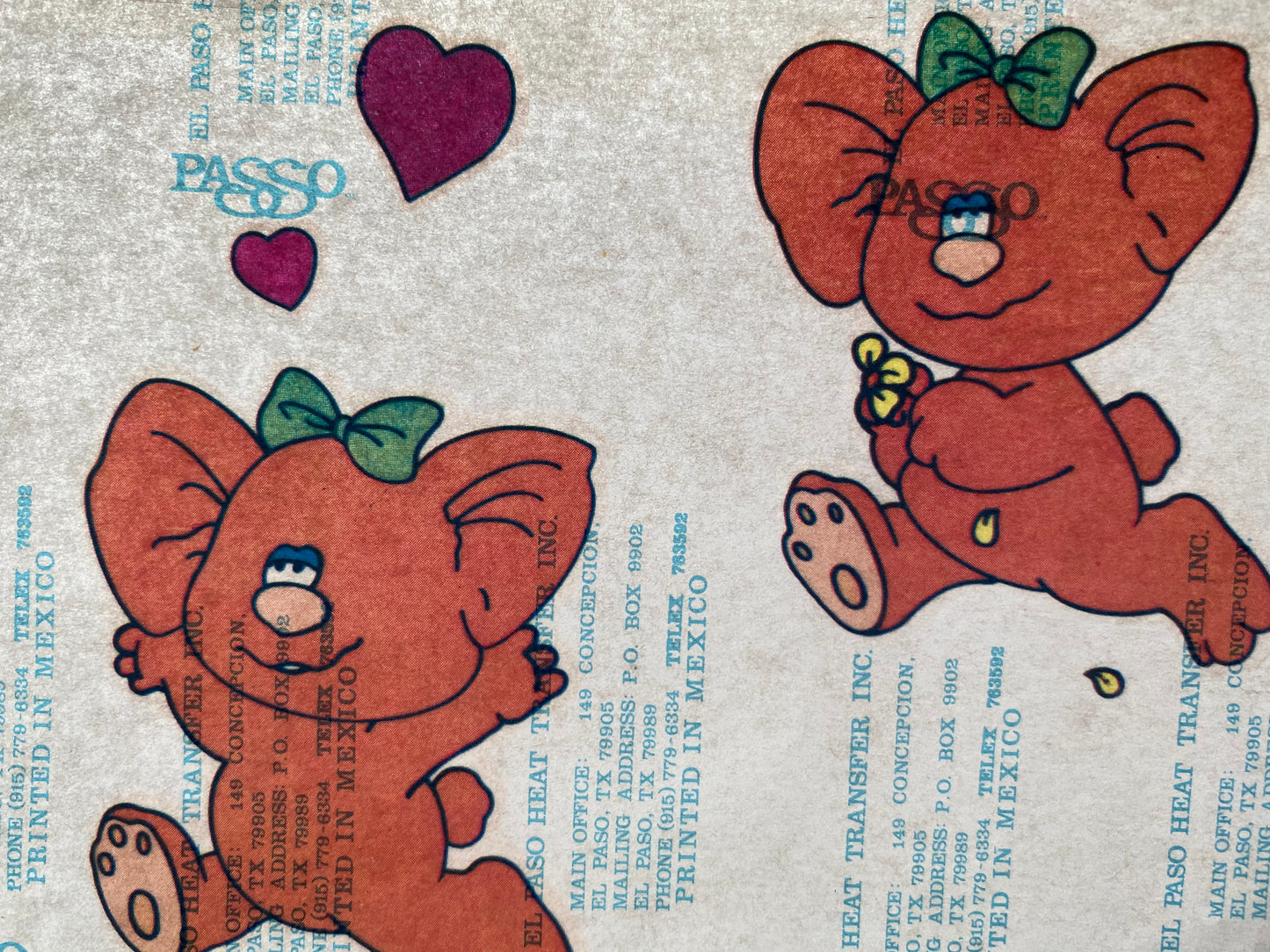 Dancing Bears Vintage Iron On Heat Transfer