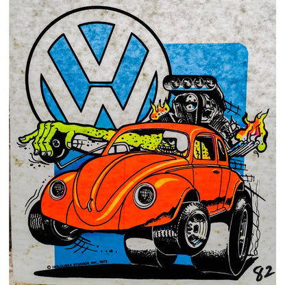 Volkswagen Vintage 1973 Holoubek Studios Iron On Heat Transfer