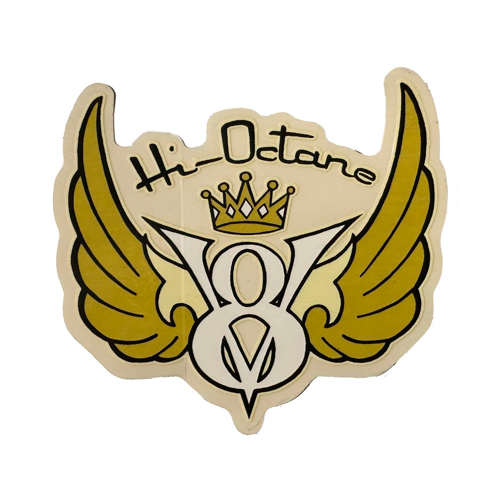 Hi-Octane V8 Wings Sticker – Vintage Iron-ons