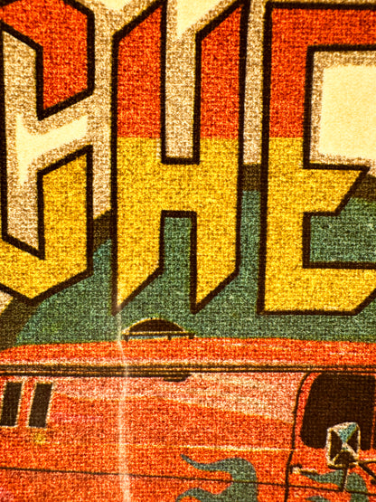 Chevy Van Vintage Glitter Iron On Heat Transfer