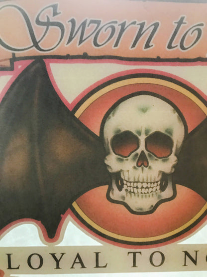 Sworn to Fun... Vintage Iron On Heat Transfer