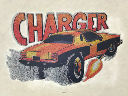 Dodge Charger Vintage Iron On Heat Transfer