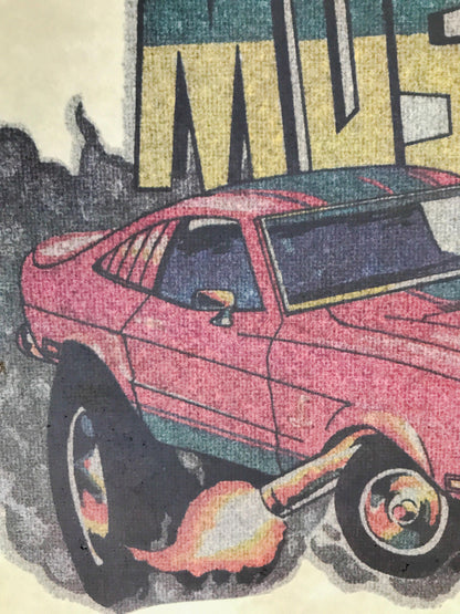 Ford Mustang Vintage Iron On Heat Transfer