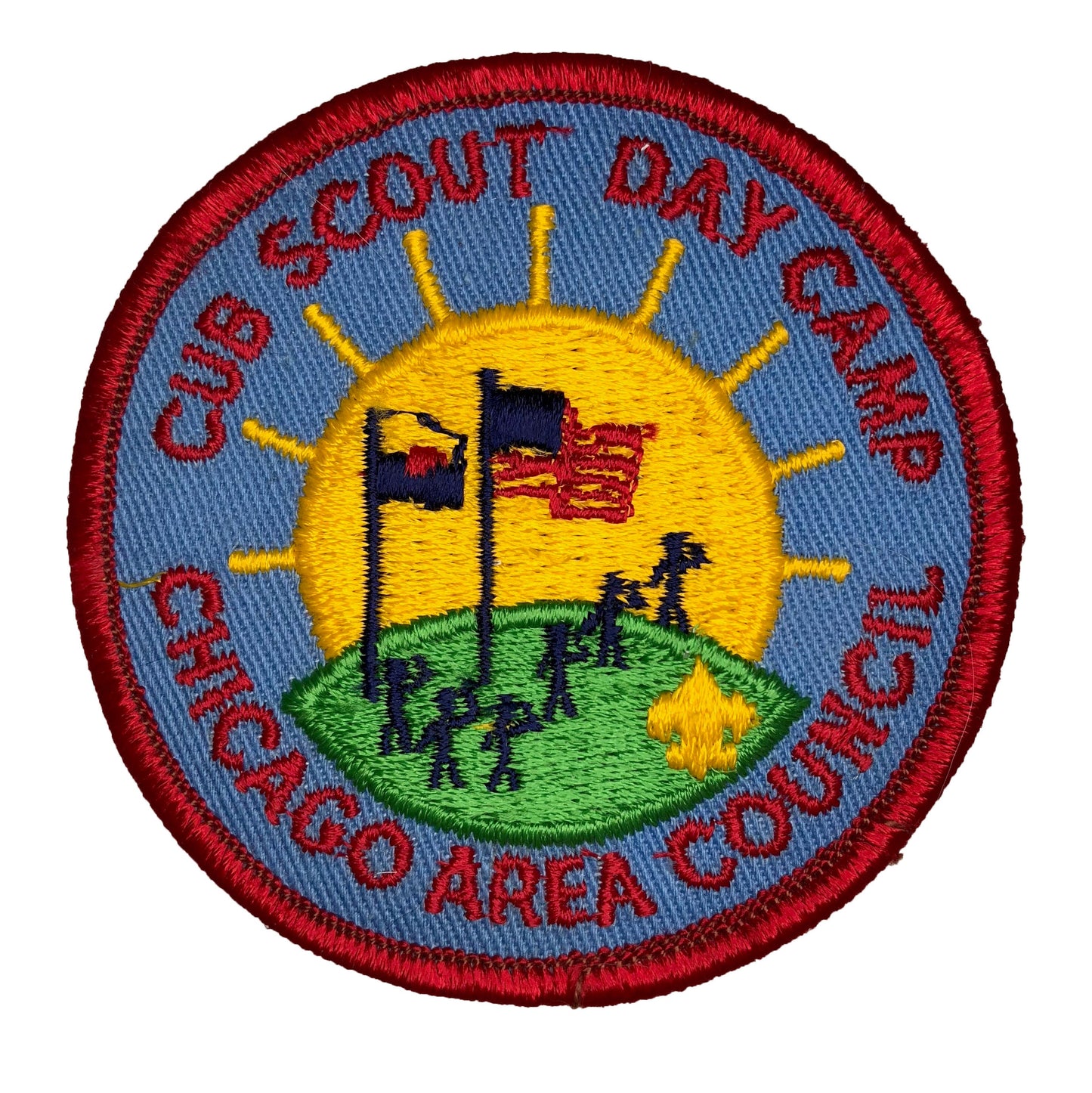 Cub Scout Day Camp Chicago Area Council Iron-on Vintage Patch
