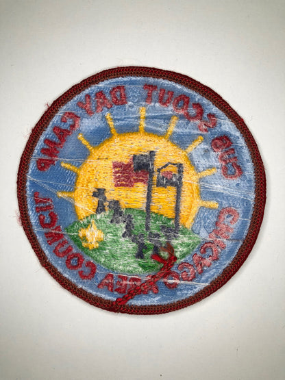 Cub Scout Day Camp Chicago Area Council Iron-on Vintage Patch