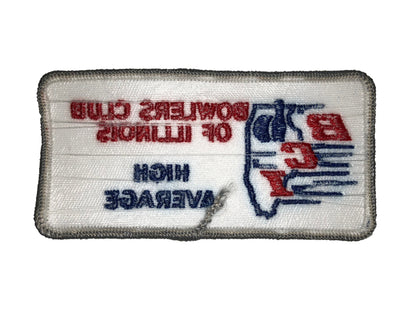 Bowlers Club of Illinois "High Average" Iron-on Vintage Patch