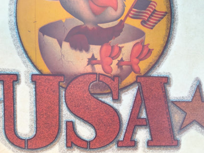 Made in USA Vintage Glitter Iron On Heat Transfer