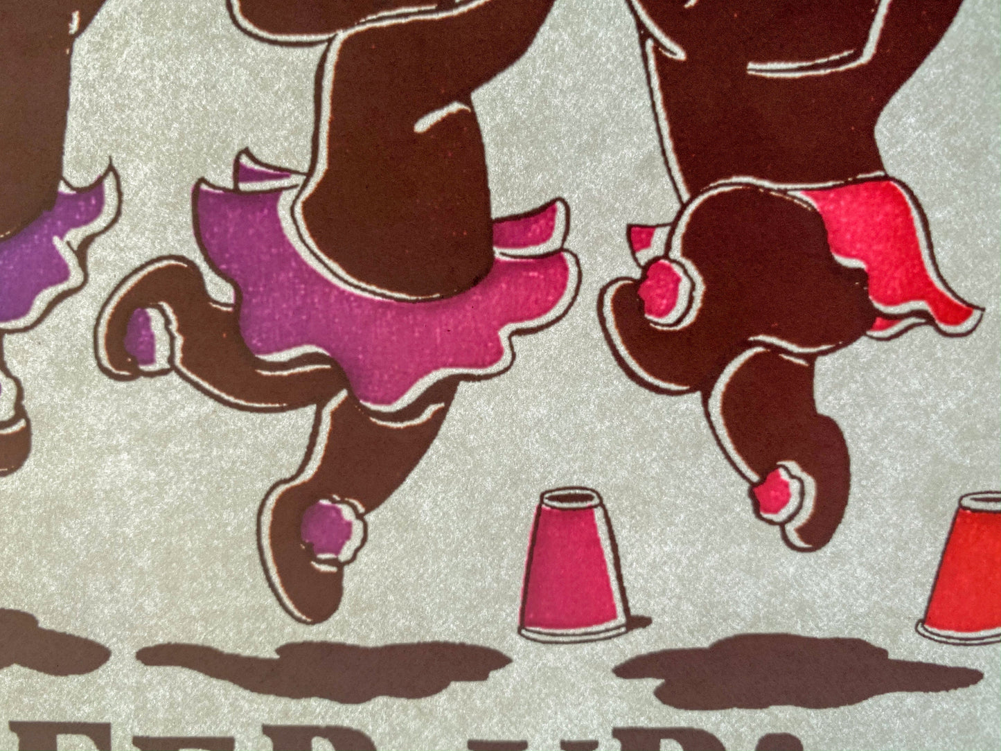 Cheer Up! Vintage Iron On Heat Transfer