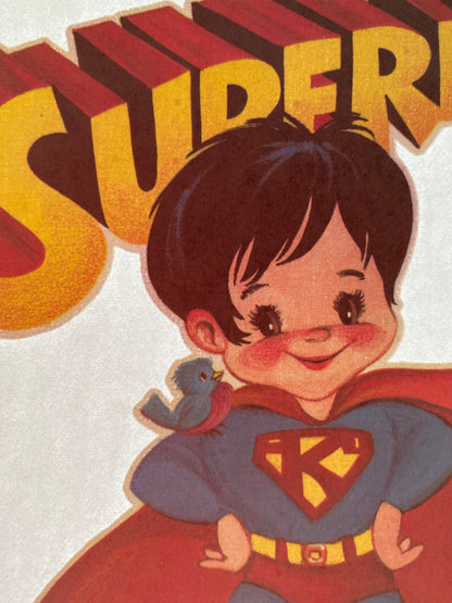 Super Kid Vintage Iron On Heat Transfer