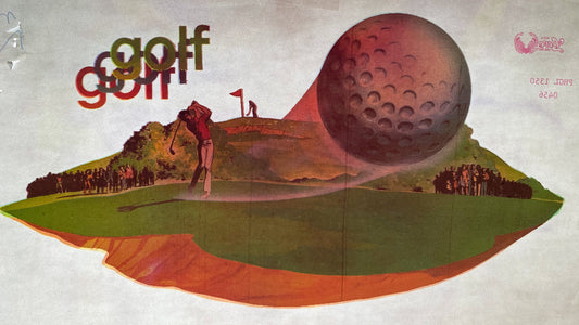 Golf Vintage Iron On Heat Transfer