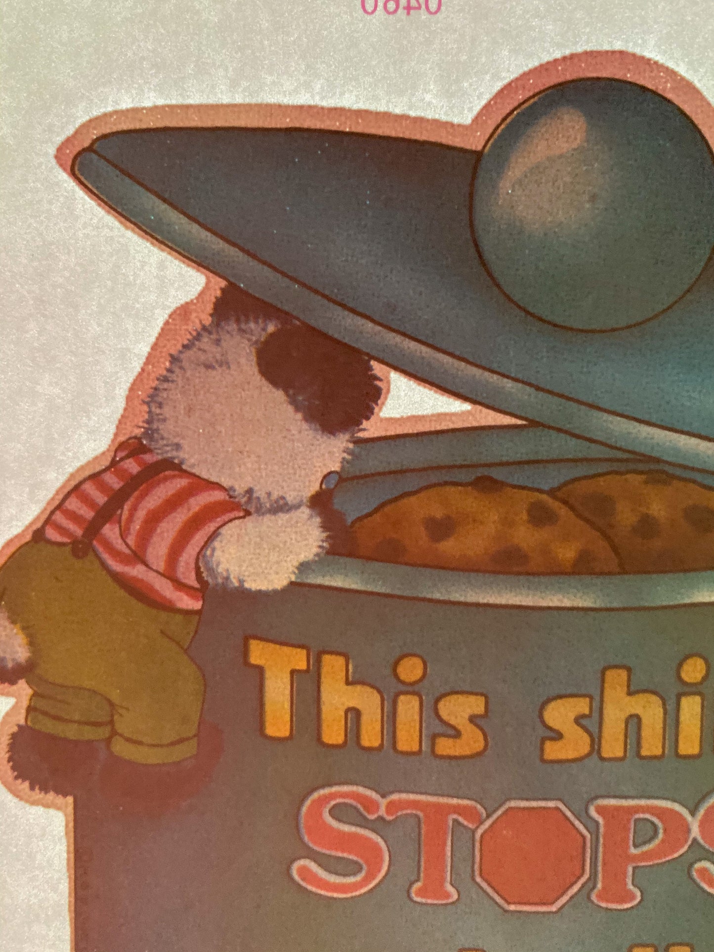 This Shirt Stops at All Cookie Jars Vintage Iron On Heat Transfer