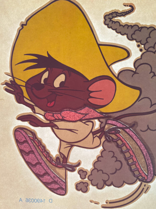Speedy Gonzales Warner Bros. Vintage Roach Incorporated Iron On Heat Transfer