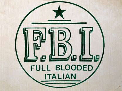 Full Blooded Italian Vintage Iron On Heat Transfer