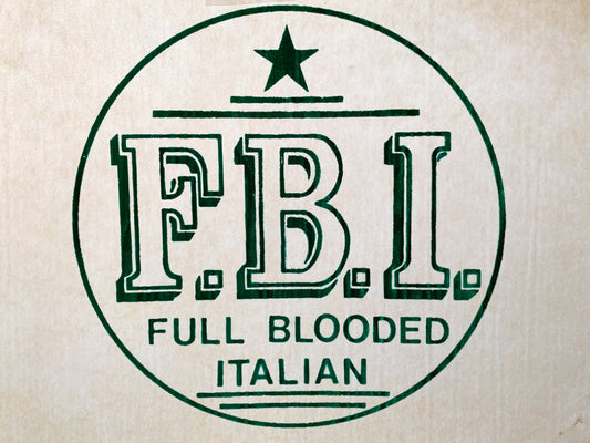 Full Blooded Italian Vintage Iron On Heat Transfer