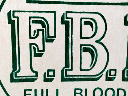 Full Blooded Italian Vintage Iron On Heat Transfer