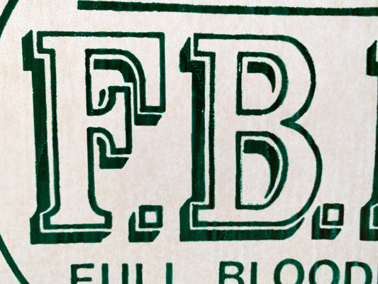 Full Blooded Italian Vintage Iron On Heat Transfer