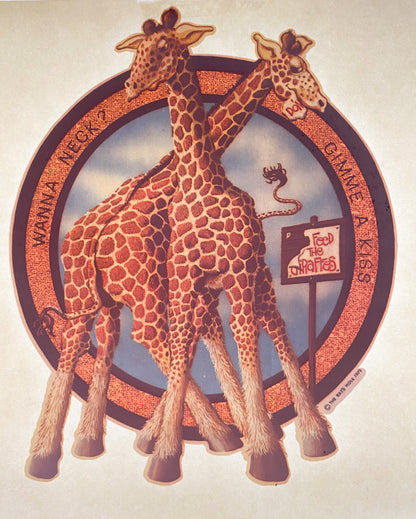 Wanna Neck? Gimme A Kiss Vintage Iron On Heat Transfer