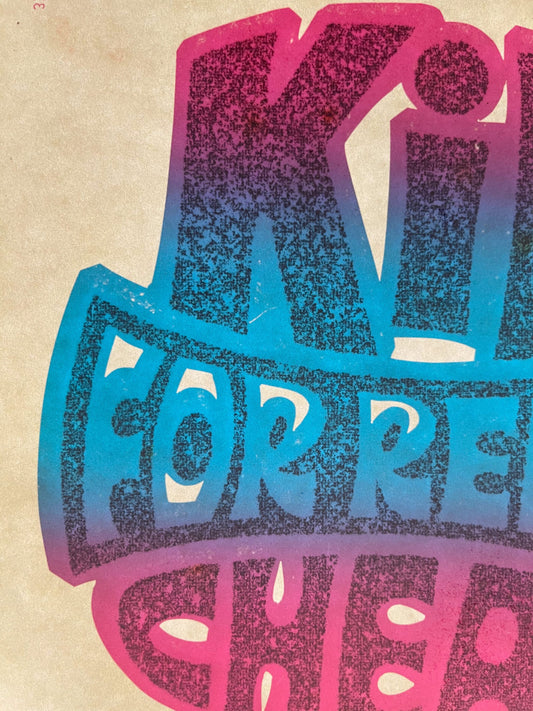 Kid For Rent Cheap Vintage Glitter Iron On Heat Transfer