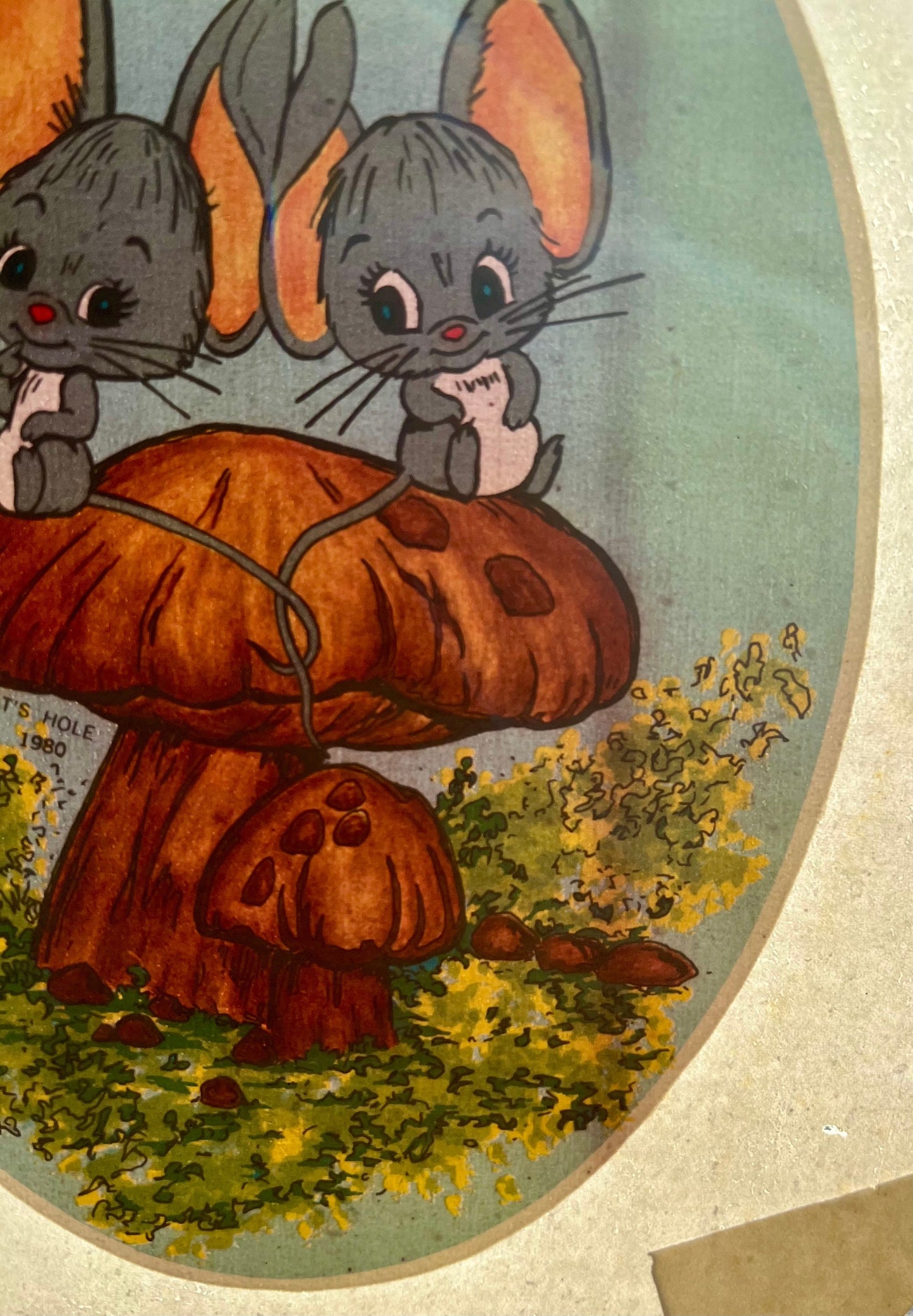Love is Sharing Vintage Iron On Heat Transfer