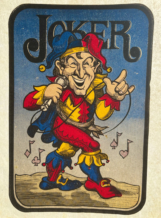 Joker Vintage Iron On Heat Transfer