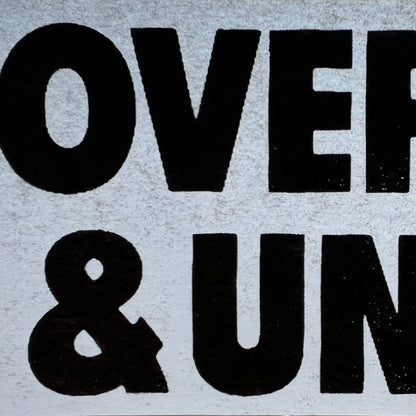 Overworked & Underpaid Vintage Iron On Heat Transfer