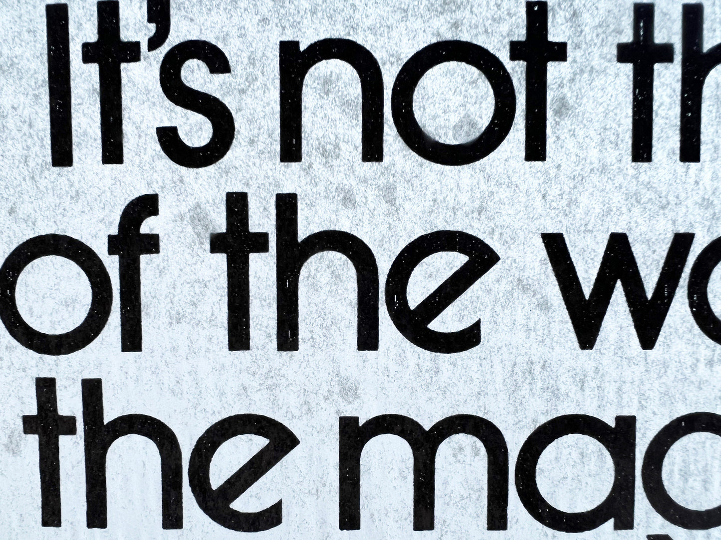 It's Not the Size of the Wand, It's the Magic in it! Vintage Iron On Heat Transfer