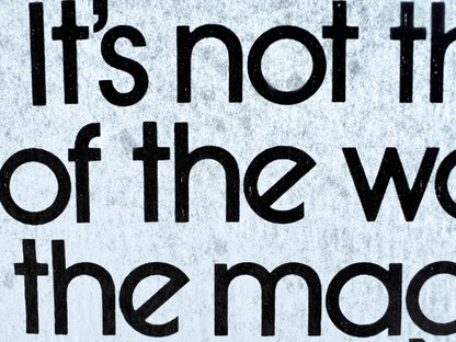 It's Not the Size of the Wand, It's the Magic in it! Vintage Iron On Heat Transfer