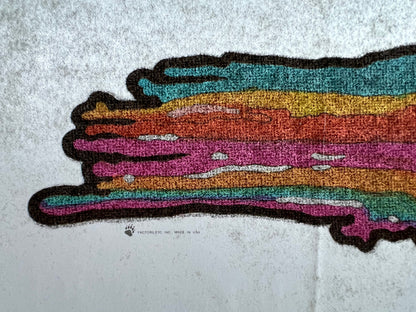 Rainbow Paintbrush Glitter Vintage Iron On Heat Transfer