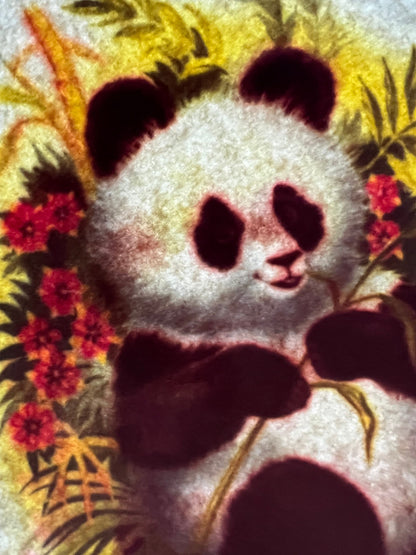 Panda Vintage Iron On Heat Transfer