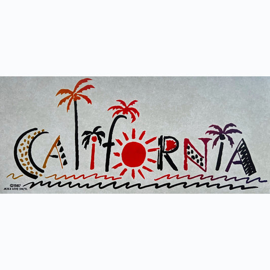 California Vintage Iron On Heat Transfer