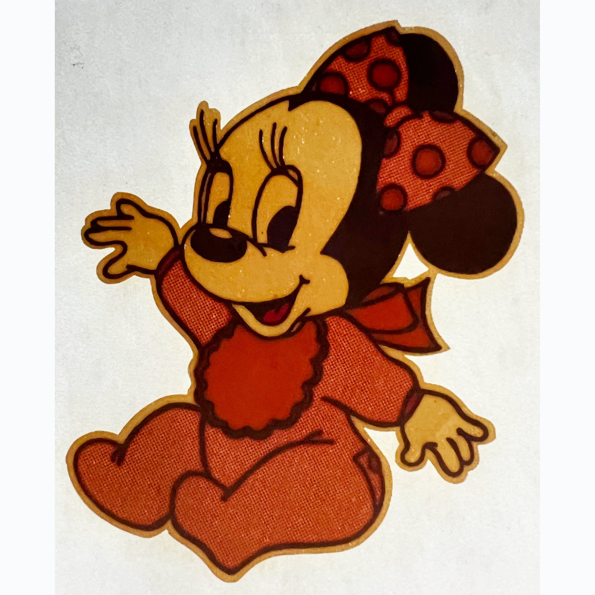 Baby Minnie Mouse Disney Vintage Iron On Heat Transfer – Vintage